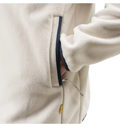 Dime Polar Fleece Hooded Jacket (Cream)