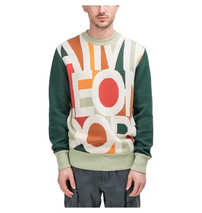 Aimé Leon Dore Blown Print Knit Sweater (Multi)