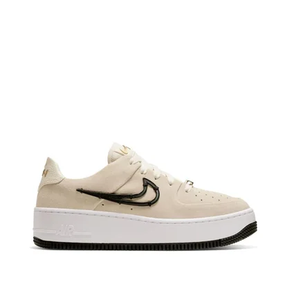 Nike WMNS Air Force 1 Sage Low LX (Beige / Weiß / Schwarz)