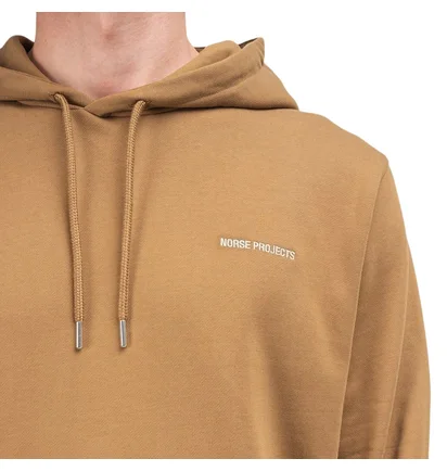 Norse Projects Vagn Logo Hoodie (Braun)
