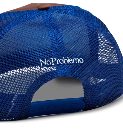 No Problemo Trucker Cap (Braun / Blau)