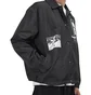 P.A.M. Waveform Mask Coach Jacket (Schwarz)