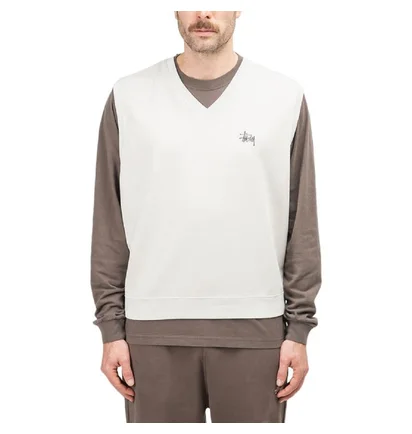 Stüssy Fleece Vest (Cream)