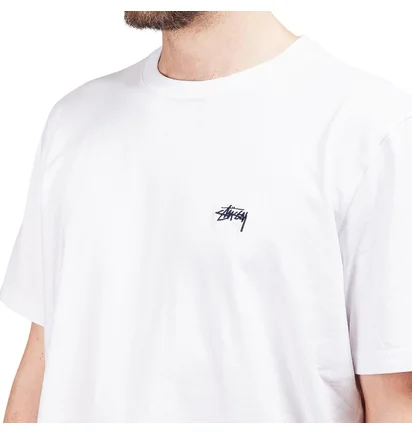 Stüssy Stock S/SL Crew (Weiß)