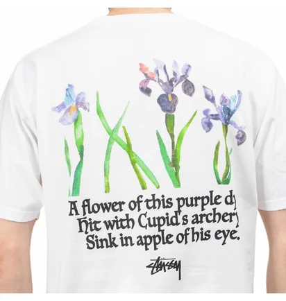 Stüssy Water Flowers T-Shirt (Weiß)