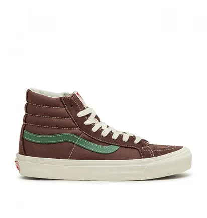 Vans Vault UA OG Sk8-Hi LX (Braun / Grün)