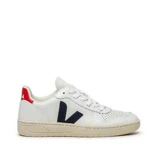 Veja WMNS V-10 Leather (Weiß/ Blau / Rot)