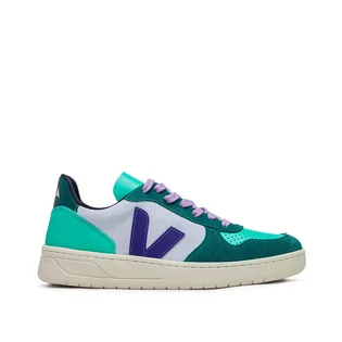 Veja WMNS V-10 Leather (Blau / Weiss)
