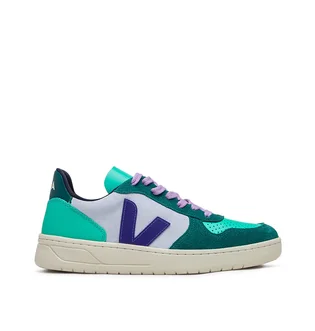 Veja WMNS V-10 Leather (Blau / Weiss)