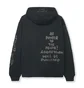 Brain Dead Tonal Type Print Hoodie (Schwarz)