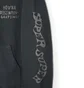 Brain Dead Tonal Type Print Hoodie (Schwarz)