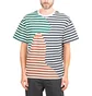 Brain Dead Organic Paneled Stripe Shirt (Multi)
