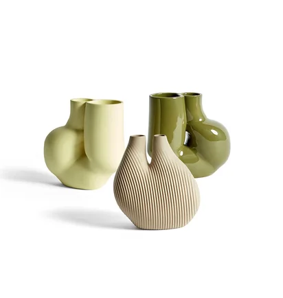 HAY W&S Vase / Chubby (Hell Gelb)