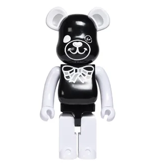 Medicom 1000% Freemasonry x Fragment Design Be@rbrick Toy (Schwarz)