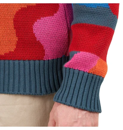 Parra Sitting Pear Pattern Knitted Pullover (Multi)