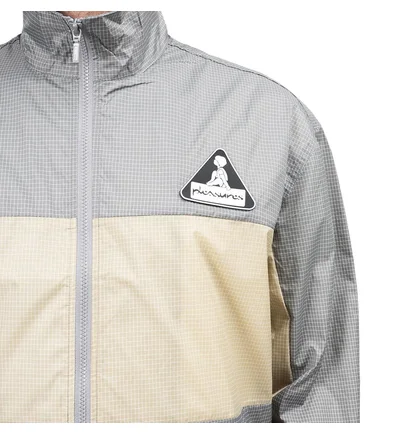 Pleasures Brick Tech Track Jacket (Grau / Beige)
