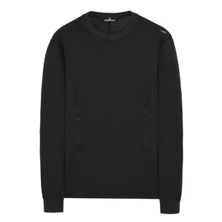 Stone Island Shadow Project Flank Pocket Crewneck (Schwarz)