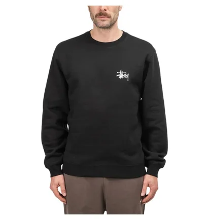 Stüssy Basic Crewneck (Schwarz)