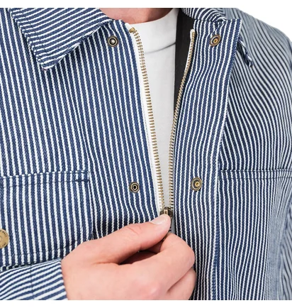 Vans Vault x Mt Vernon Drill Chore Coat (Blau / Weiß)