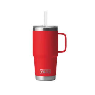 Yeti Rambler Straw Mug 25oz (739ml) (Rot)