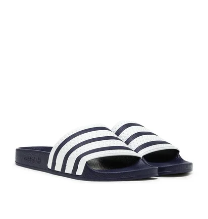 adidas Adilette (Navy / Weiss)