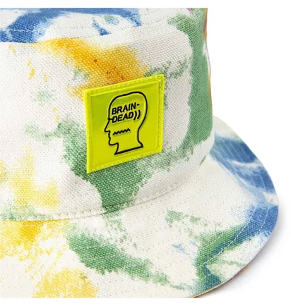 Brain Dead Dyed Canvas Bucket Hat (Multi)