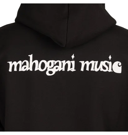 Carhartt WIP x Relevant Parties Hooded Mahogani Music Sweat (Schwarz / Weiß)