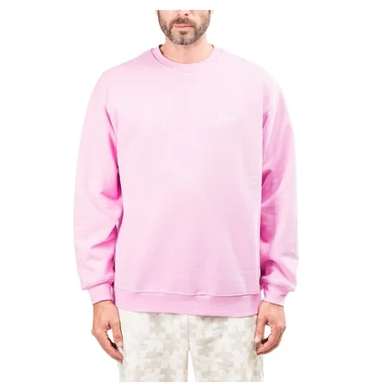 Dime Classic Small Logo Crewneck (Rosa)