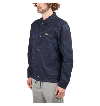 Dime Marble Coach Jacket (Navy)