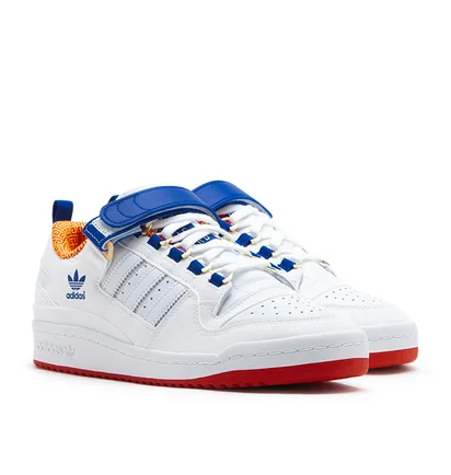 adidas x Superfly Forum Low (Weiß / Blau)