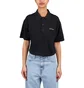 Carhartt WIP W' S/S Carhartt Script Polo (Schwarz)