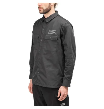 Neighborhood Classic Work Shirt LS (Dunkelgrau)