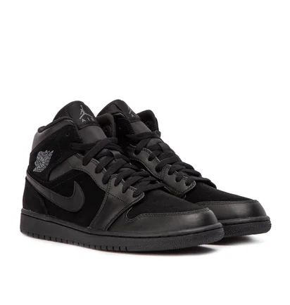 Nike Air Jordan 1 MID (Schwarz / Grau)