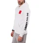 Nike Air Jordan 3 Flight Fleece Full-Zip Hoodie (Weiß / Rot / Schwarz)