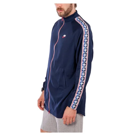 Nike NSW Taped Track Jacket Poly (Dunkelblau / Weißl)