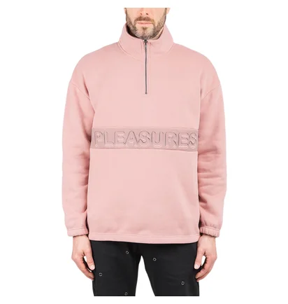 Pleasures Decline Quarter Zip Pullover (Rosa)