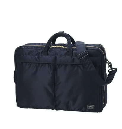Porter by Yoshida Tanker 3Way Briefcase (Blau)