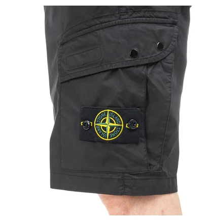 Stone Island Bermuda Shorts (Schwarz)