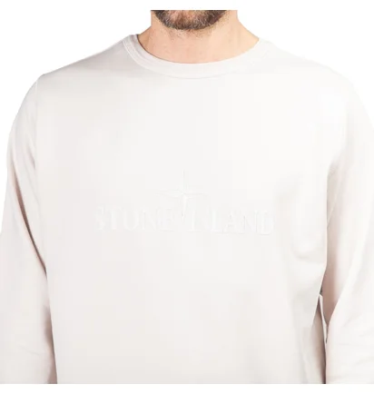 Stone Island Double Front Crewneck (Beige)