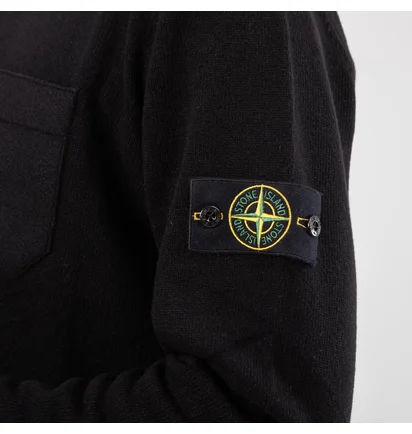Stone Island Knitwear Sweat Shirt (Schwarz)