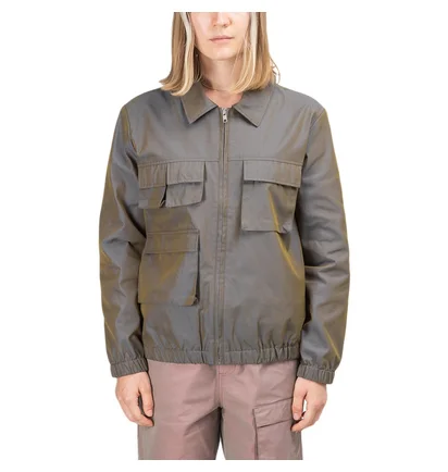 Stüssy WMNS Iridescent Multi Pocket Jacket (Grau)