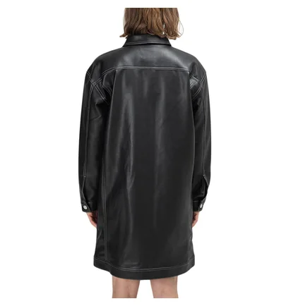 Stüssy WMNS PU Trucker Dress (Schwarz)