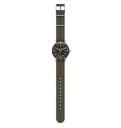 Timex Archive Navi Harbor 38mm (Olive / Silber)