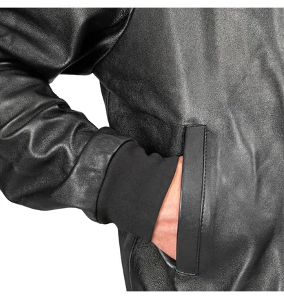 Very Famous Leather Jacket (Schwarz)