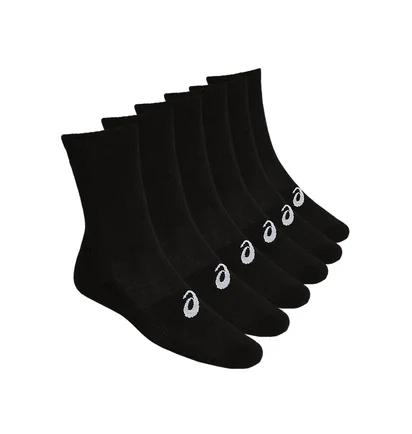 Asics Sportstyle 6PPK Crew Socken (Schwarz)