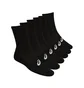 Asics Sportstyle 6PPK Crew Socken (Schwarz)