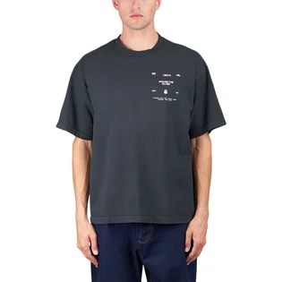 Obey Around the Globe Pigment T-Shirt (Schwarz)