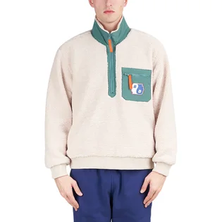 Brain Dead Yin Yang Half Zip Jacket (Beige / Grün)