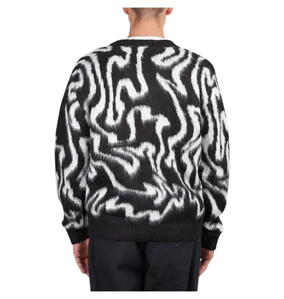 Obey Pally Cardigan (Schwarz / Weiß)