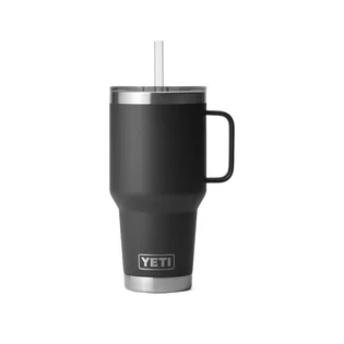 Yeti Rambler 35oz (1035ml) Straw Mug (Schwarz)